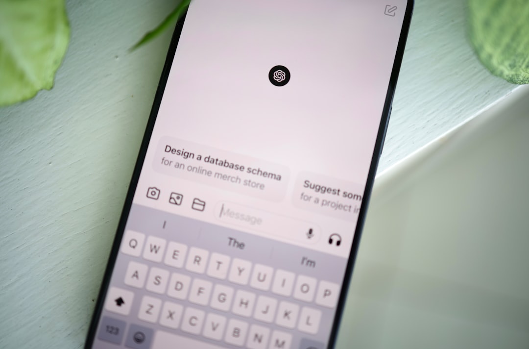 【ChatGPT】パーソナライズ機能強化！全チャットへの即時適用とクエリ中断機能【2025年最新】 - a close up of a cell phone on a table