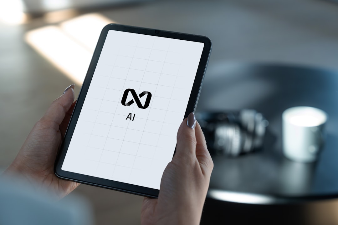 【n8n】Google Gemini連携強化！AI自動化の新境地【2024年最新】 - User working on IPad with AI technology software