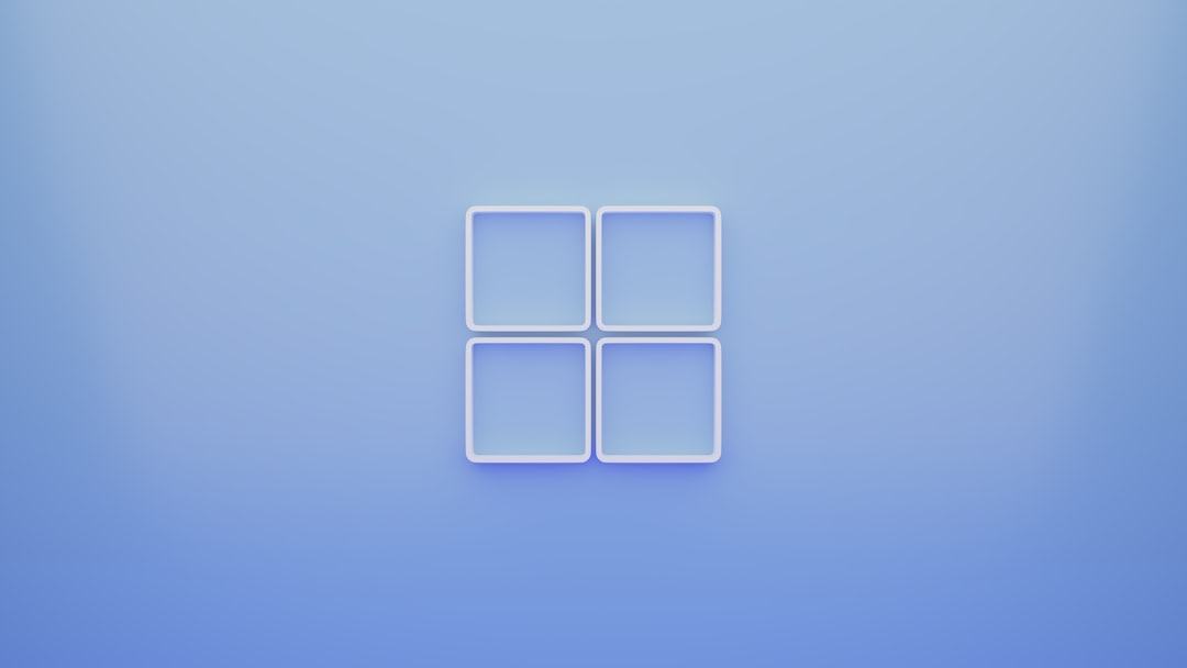 Windows 11タスクバー完全攻略｜カスタマイズと効率化の秘訣を徹底解説 - a blue background with a white square in the middle