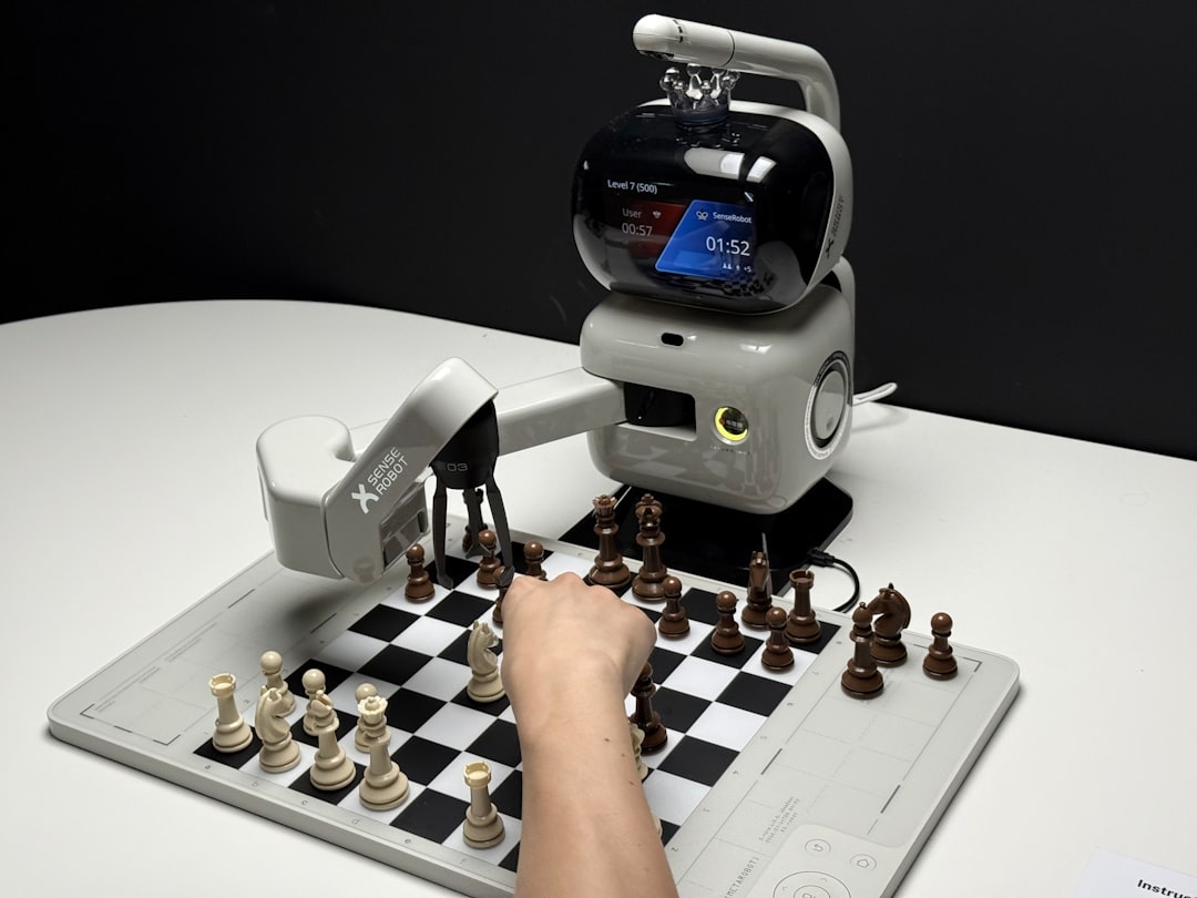 【ChatGPT】AIが創る無限の冒険！サバイバルクラフト「Nyric」の革新性【2025年最新】 - Playing chess with a robot.