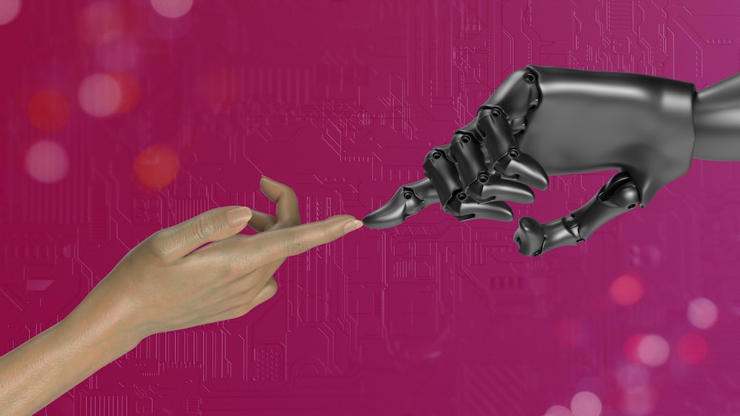 【ChatGPT】機微な文脈を理解する新機能リリース！精度と安全性を解説 - two hands touching each other in front of a pink background