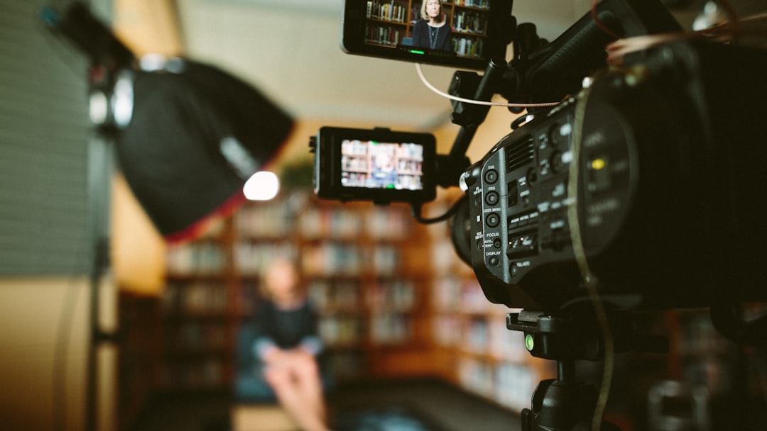 Claude Codeでバズ動画を解析する：成功法則を自動抽出する実践手法 - A snap shot of our Sony FS7 cinema camera system from our film set, while producing a documentary series for the Holocaust Center for Humanities. Here we are interviewing a local high school about their experience w