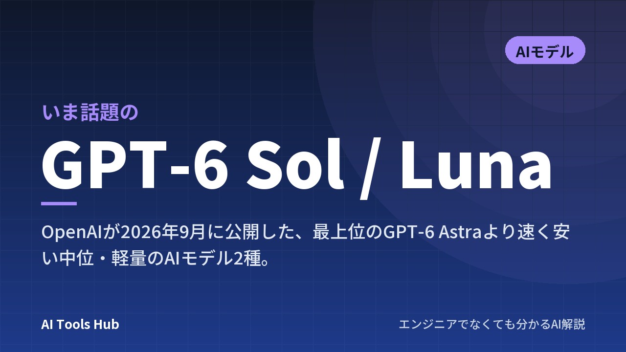 GPT-6 Sol / Lunaとは