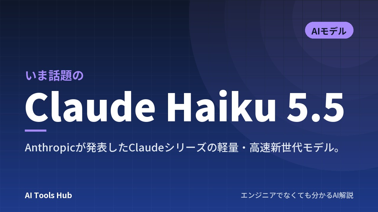 Claude Haiku 5.5とは